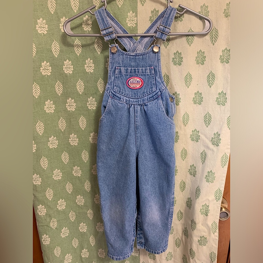 Girls Denim Arizona Jean Company Overalls (3T) - Picture 1 of 4